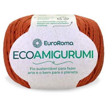 Imagem de Fio Ecoamigurumi Euroroma 254m Linha Amigurumi Várias Cores, 0710 - Te