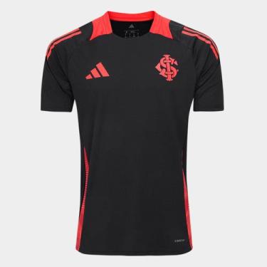 Imagem de Camisa Internacional 25/26 Treino Adidas Masculina, Preto, P