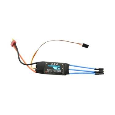 Imagem de Generic RC Avião Brushless ESC Drone Controlador de motor sem escova Substituição Atualização Controlador de velocidade elétrica para brinquedo Quadcopter, 40a Banana T