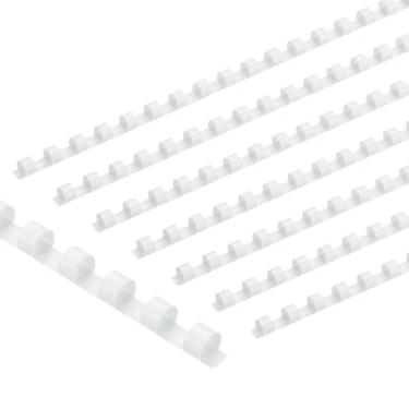 Imagem de PATIKIL Pentes de encadernação de plástico de 8 mm (5/40.6 cm), 200 peças, 21 anéis, pente para encadernação de espinhas, capacidade de 40 folhas, tamanho carta para encadernação de folhas de papel,