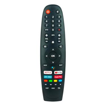Imagem de RM-C3408E sub RM-C3420 RM-C3520 Controle remoto de voz de substituição compatível com JVC Android Smart TV LT-32FA120 LT32FA120 LT-32N3135A LT32N3135A