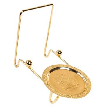 Imagem de Ｂｅｓｇａ Copo e pires expositor caneca prateleira do agregado familiar moderno multifuncional suporte de caneca de café suporte de metal para pires, Ouro