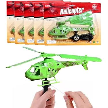 Imagem de Kit 5 Brinquedo Infantil Helicóptero Levanta Vôo Lembrança Festa