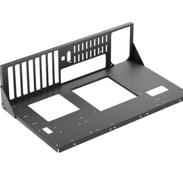 Imagem de JOYJOM Capa de PC a Céu Aberto, Bancada de Teste, Estrutura Aberta ATX, Suporte para Placas-mãe ATX, MATX, ITX, Preta, Liga de Aço