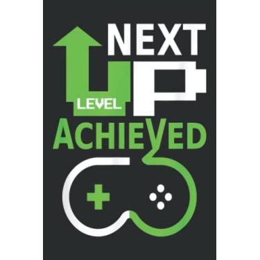 Imagem de Gamer Birthday Design, Level Up Next Level Achieved: Lined Notebook: 6" x 9", 100 Pages, Notebook Journal For Lady, Girls And Women. Perfect Possum Blank Lined Notebook Journal Gift Ideas.