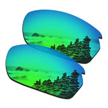 Imagem de SmartVLT Lentes de reposição polarizadas revestidas com AR verde esmeralda para óculos de sol Oakley Carbon Shift OO9302