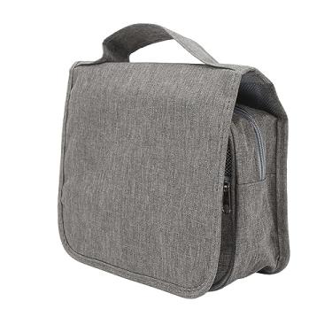 Imagem de Bolsa de Higiene Suspensa Com Ganchos Suspensos, Compartimento de TPU Visível para Pasta de Dente e Escovas de Dente para Produtos de Higiene Pessoal, Cosméticos, Bolsa de Banho