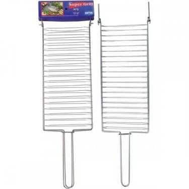 Imagem de Grelha Churrasqueira''Peixe''02 Super Grill - Mor, 72,5 x 21 x 2cm