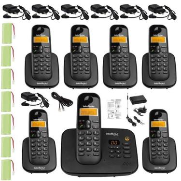 Imagem de Kit Telefone TS 3130 Com 6 Ramal bina e entrada chip celular - Intelbr