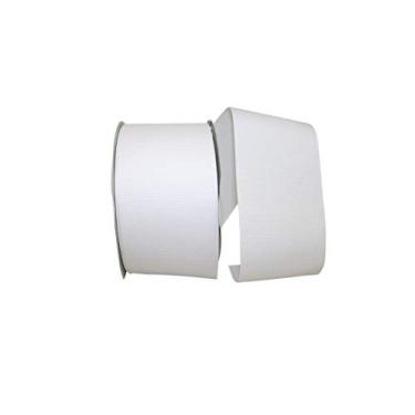 Imagem de Reliant Ribbon Fita de textura de gorgorão, 8 polegadas x 50 jardas, branca
