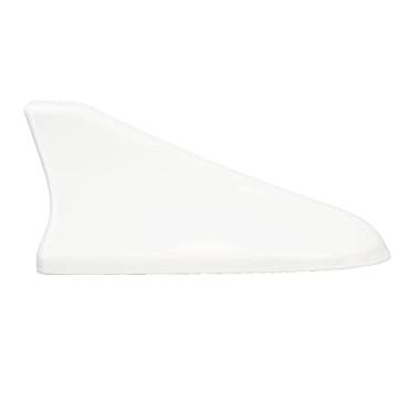 Imagem de Tampa Antena Barbatana de Tubarão, Tampa Aérea de Teto de Carro Instalação Simples 96219 D5000EBQK Resistente à Abrasão Confiável para Substituição (Branco)