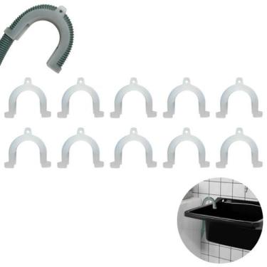 Imagem de Suporte Curva Mangueira Saída Água Máquina Lavar Universal - Ledmang