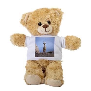 Imagem de Markhor in Zoo Teddy Bear, Gift Stuffed Animal, Plush Teddy Bear with Tee, Welcoming Baby Gift, Gift for Her, Gift for Newborn, Cute Birthday Christmas Basket Gift Idea