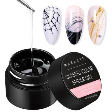 Imagem de Verniz Elástico para Unhas Makartt Spider Gel 3D - Transparente