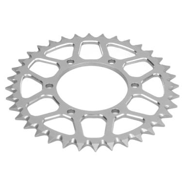Imagem de Roda Dentada Traseira, 36t Fácil de Instalar Rc Roda Dentada Traseira Liga de Alumínio de Alta Resistência Leve para Motocicleta Elétrica (Prata)
