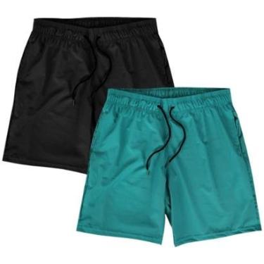 Imagem de Kit Bermuda Academia Elastano Premium Masculina WSS Classic-Masculino