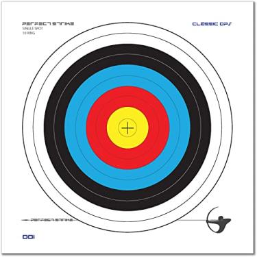 Imagem de Perfect Strike Archery Targets. Classic OPS No. 001. Archery Paper Targets. Great for Practice in The Backyard or at The Range. (12" x 12") 12 Targets.