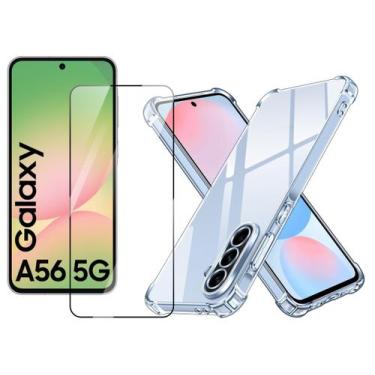 Imagem de Case Anti Shock + Película 3d para Galaxy A56 5G 6.7 SM-A566 - Smart S