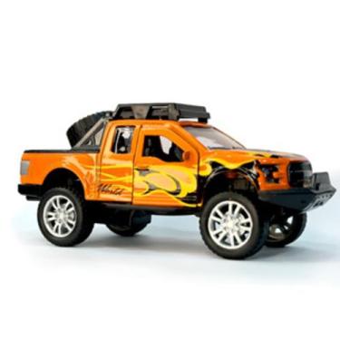 Imagem de Carrinho Miniatura de Ferro caminhonete personalizada - Toy King, Verm