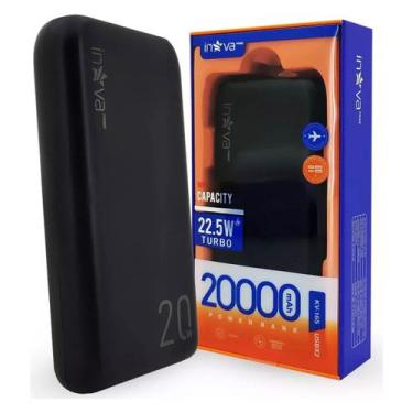 Imagem de Power Bank Inova KV-165 Carregador Portátil 20000m Ah Turbo Preto