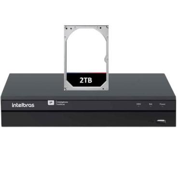 Imagem de Gravador De Vídeo Ip Nvr 16 Canais 4k Invd 1016 Intelbras 2tb