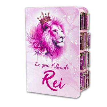 Imagem de Bíblia Sagrada Evangélica Com Índice Abas Adesivas Feminina Filha do r