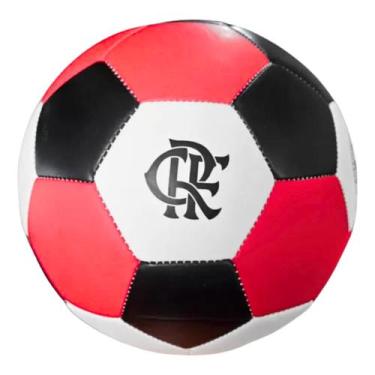 Imagem de Bola de Futsal Flamengo Sport Bel CRF CPO 1 - Vermelho e Preto, Único