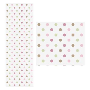 Imagem de Papel De Parede Adesivo Bolinha Colorida 1,5 Metros O Rolo Np365