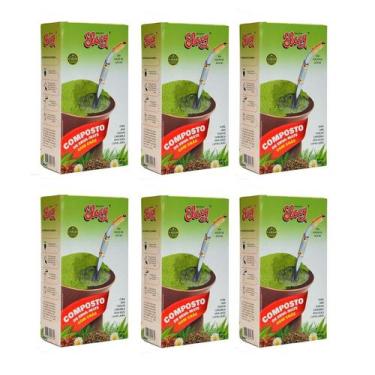 Imagem de 6 Erva Mate Chimarrão ELACY COMPOSTA CHÁS Vácuo 500g