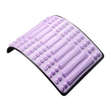 Imagem de predolo Maca traseira, massagem de ginástica ajustável, massageador de suporte lombar de academia de academia, Roxo