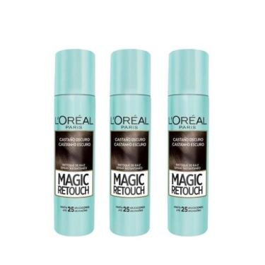 Imagem de Kit Com 3 Retoque De Raiz Magic Retouch Loréal Em Spray - L'Oréal Pari
