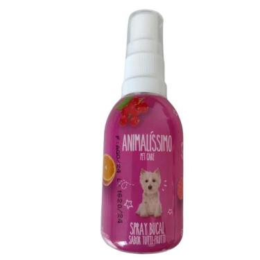 Imagem de Spray Bucal Animalissimo Cachorro Gato Cães Higiene Pet, Tutty-fruit