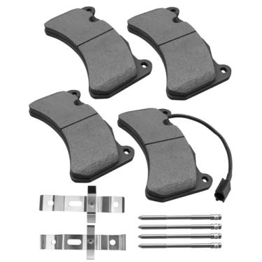 Imagem de AUGREX Conjunto de pastilhas de freio dianteiras 980139070 adequado para Ghibli S/Ghibli Q4 Quattroporte S Sport GT Gran Turismo S 3.0L 2007-2022, substitui 980156012 980156013 673010331 67301204013 1