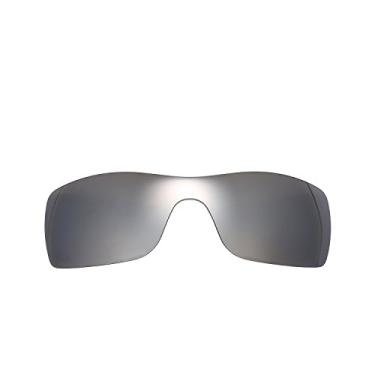 Imagem de Lentes de reposição polarizadas para óculos de sol Oakley Batwolf (titânio) NicelyFit, Espelho de titânio, Batwolf