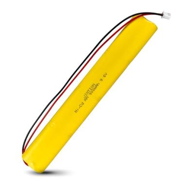 Imagem de JINTION BBAT0043A Ni-Cd 9,6V 900mAh Bateria de iluminação de emergência compatível com ELBB003 ELB-B003 ELB-B004 ELBB004 OSI OSA228 BBAT0044A BAA-96 (1 pacote)