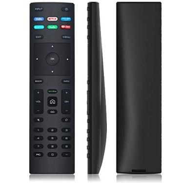 Imagem de XRT136 Controle remoto de substituição adequado para Vizio LCD LED TV E50-D1 E50-E3 E50U-D2 D43F-F2 D48F-F0 D24H-G9 D32H-G9 V405-G9 com VUDU Netflix PrimeVideo XUMO Hulu iHeartRadio Watchfree Shorts