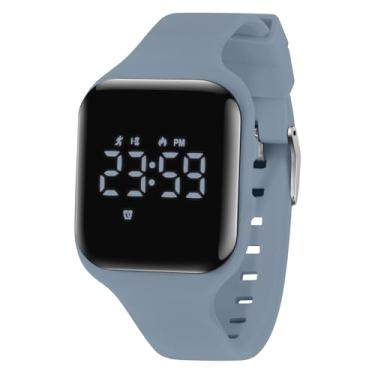 Imagem de Relógio digital infantil para meninos e meninas de 5 a 12 anos, rastreador de atividades com despertador, cronômetro, relógio esportivo, sem aplicativo, à prova d'água, presente para crianças e