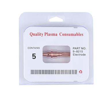 Imagem de Cuttador de plasma consumíveis Eletrodos duráveis ​​de alto desempenho para corte de metal Copper Material Tamanho 53x11mm 5 PCs Conjunto