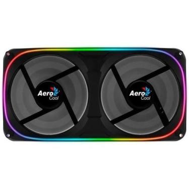 Imagem de Cooler Dual Fan Aerocool Astro 240mm RGB 6 pinos