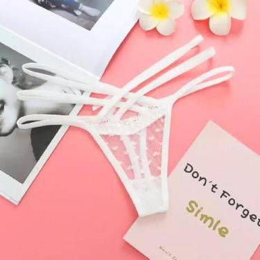 Imagem de Calcinha de Renda, Lady Lingerie ElaShopp, Branco