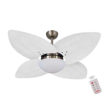 Imagem de Ventilador De Teto Bronze 4 Pás Branco 220V C/ Controle