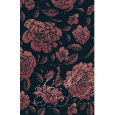 Imagem de Bíblia Arc 860 - Rosas e Pêonias - Letra Normal - Almeida Revista e Co