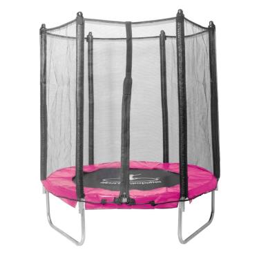 Imagem de Cama Elástica Pula Pula 1,40m P.rosa Henri Linha Home C/ Zíper Preta