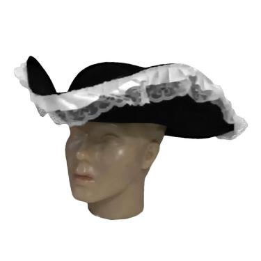 Imagem de Chapéu De Pirata Feminino Branco Adulto