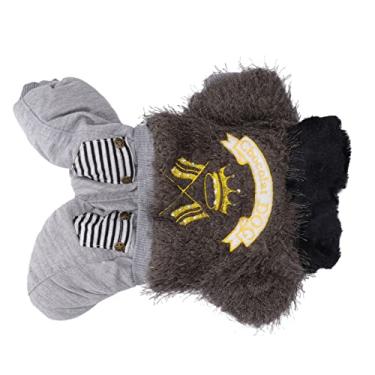 Imagem de Roupas de inverno para cães, estilo requintado, macio, confortável, grosso, roupas quentes para cachorros, roupas de inverno para filhotes, M, roupas Plieog para animais de estimação (M)