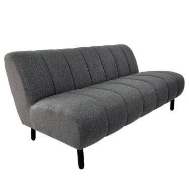 Imagem de Sofá Namoradeira 2 Lugares Confortável Alure Cinza Caemmun