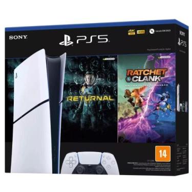 Imagem de Console Sony Playstation 5 Digital Slim 1tb Branco + Jogos