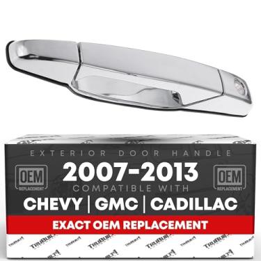 Imagem de Maçaneta de porta dianteira externa - compatível com Chevrolet Avalanche 2007-2013, 07-14 Silverado 1500, 2500, 3500, Suburban, Tahoe; 07-14 GMC Sierra 1500, 2500, 3500, Yukon XL - OEM 22738721, 800,