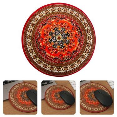 Imagem de Mouse Pad Estampado Arabesco Mandala Oriental Apoio De Mouse Descanso 
