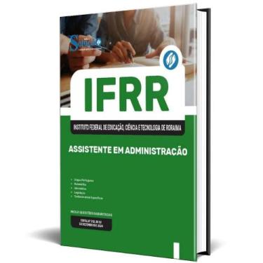 Imagem de Apostila Ifrr 2025 - Assistente Em Administração - Editora Solucao